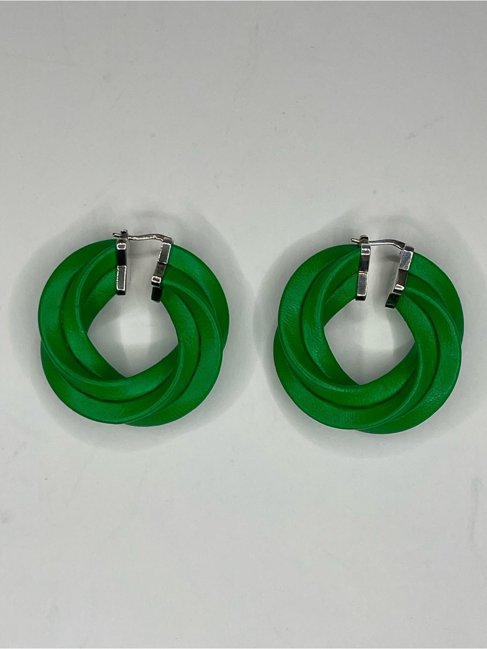Bottega Veneta Twist Hoop Earrings